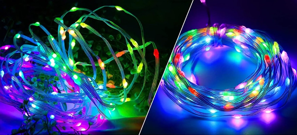 Luces LED1metro color  blanco