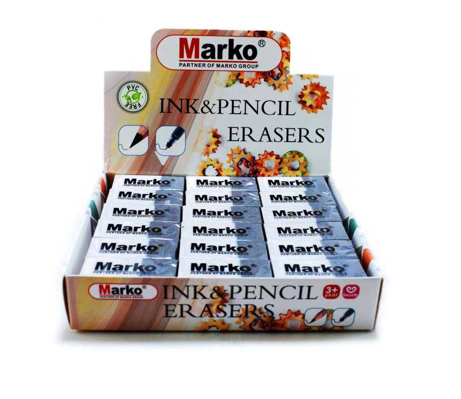 Borrador bicolor Marko 36pcs