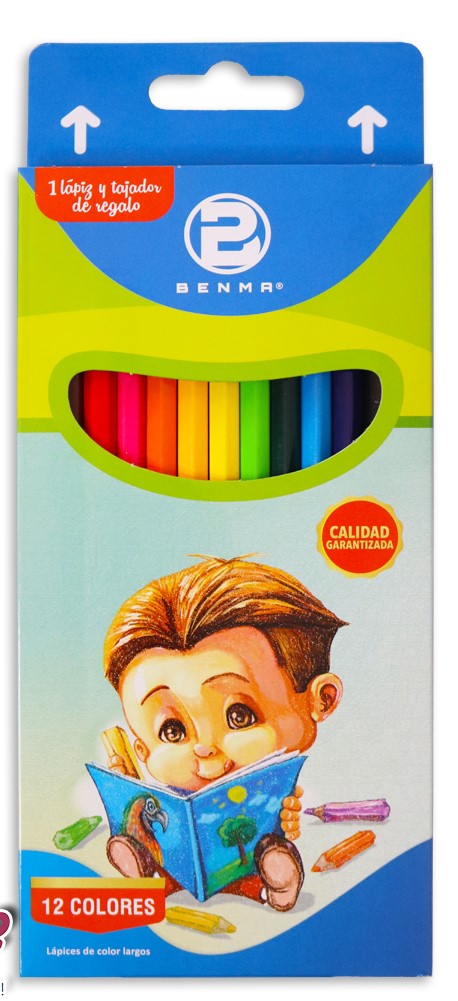COLOR BENMA LARGO DE 12 COLORES C12