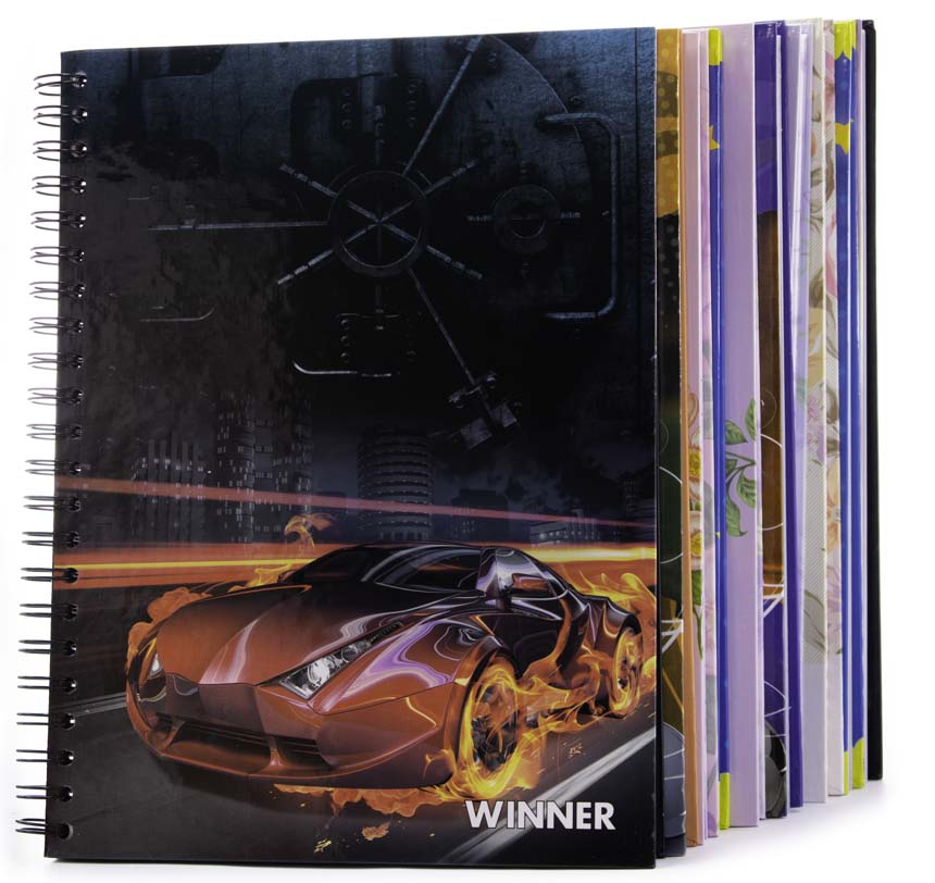 Cuaderno anillado Carta Winner 100h