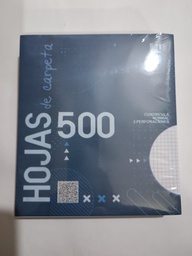 Hojas de carpeta Elba Unicos 500 hjs.