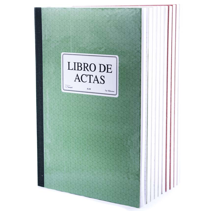 Libro de Acta ABC de PQ  de 10unidades