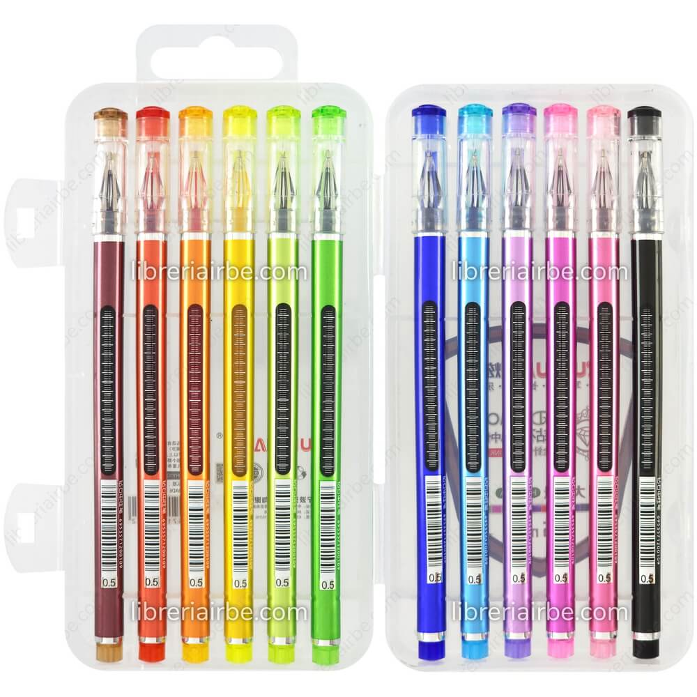 Micropunta ESTUCHE RIGIDO ZUIXUA Diamond 12 COLORES