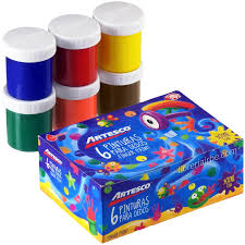 Pintura al dedo Artesco 6 colores