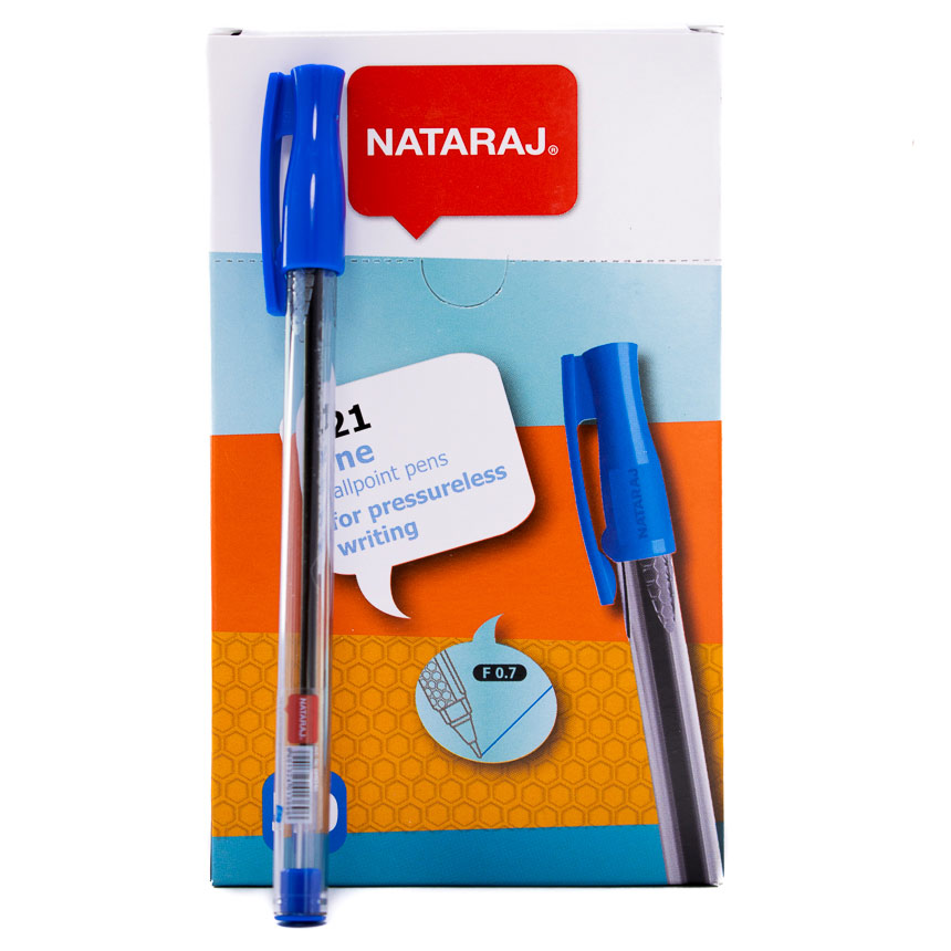 Boligrafo Nataraj 621 Fine 0.7MM 50PCS