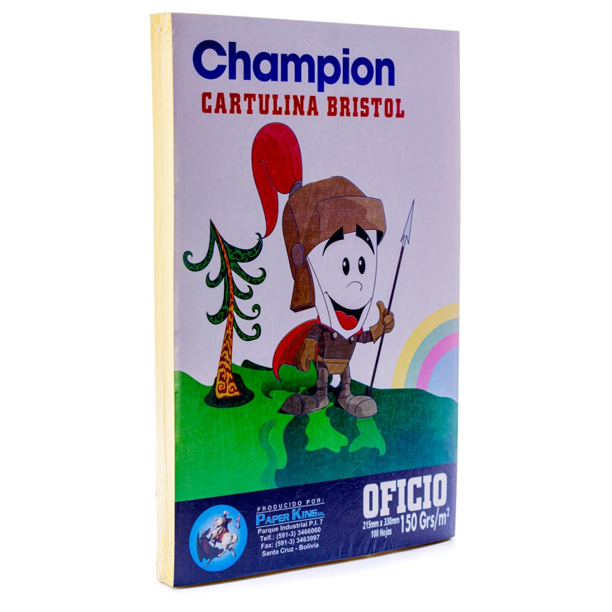 Cartulina oficio color suave de 100H