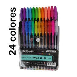 [HG6107-24] Boligrafo HG6107-24 Zuixua 24 colores