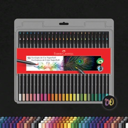 [120750SOFT] Color largo redondo Faber Castell 50 colores SUPER SOFT