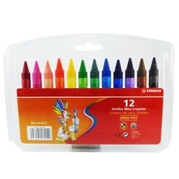 [2812JPL] Crayon Jumbo Stabilo Yippy 12 Colores