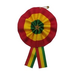 [ESC-10CM] Escarapela ECONOMICO Tricolor DIAMETRO 11CM, 12PCS