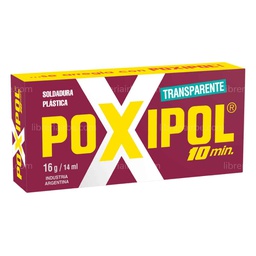 [POX-TRAN] Pegamento POXIPOL Transparente 14 ml. de 6 pcs.