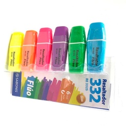 [RE332] Resaltador Fluor Sabonis 6 Colores