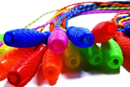 [102A] Soga/cuerda saltar mango plastico 10pcs